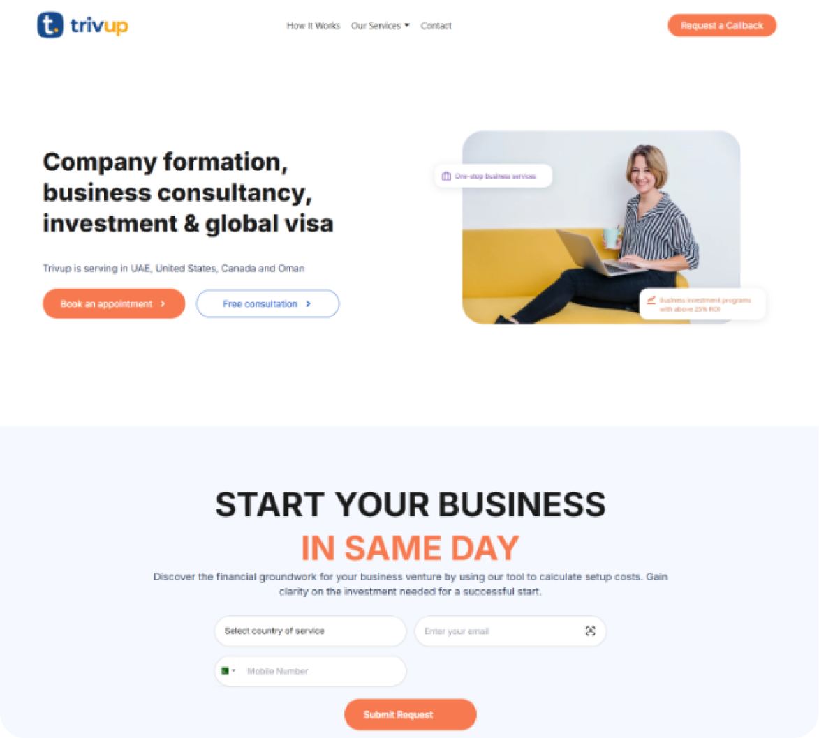 Trivup - Product Display